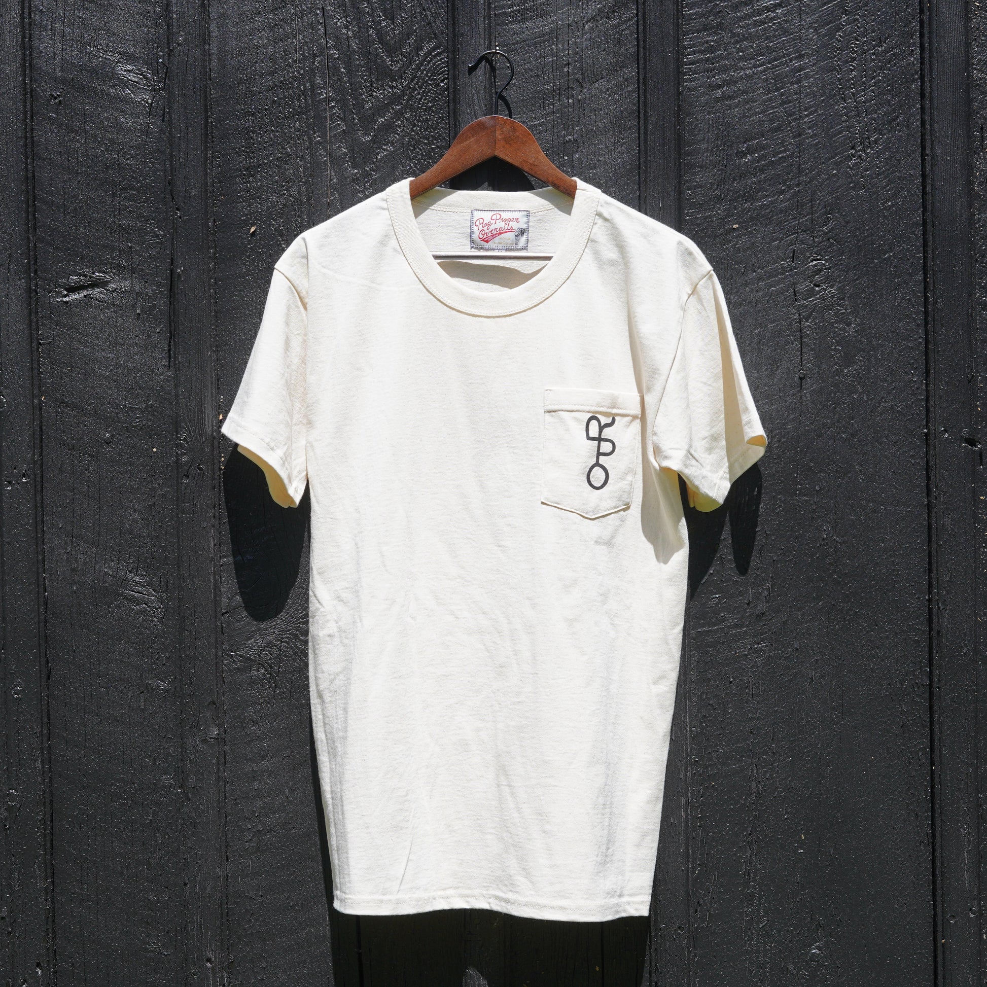 Rag Proper Overalls custom designed organic cotton classic pocket t-shirt