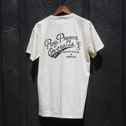 Rag Proper Overalls "Jim Tee" organic cotton t-shirt with logo